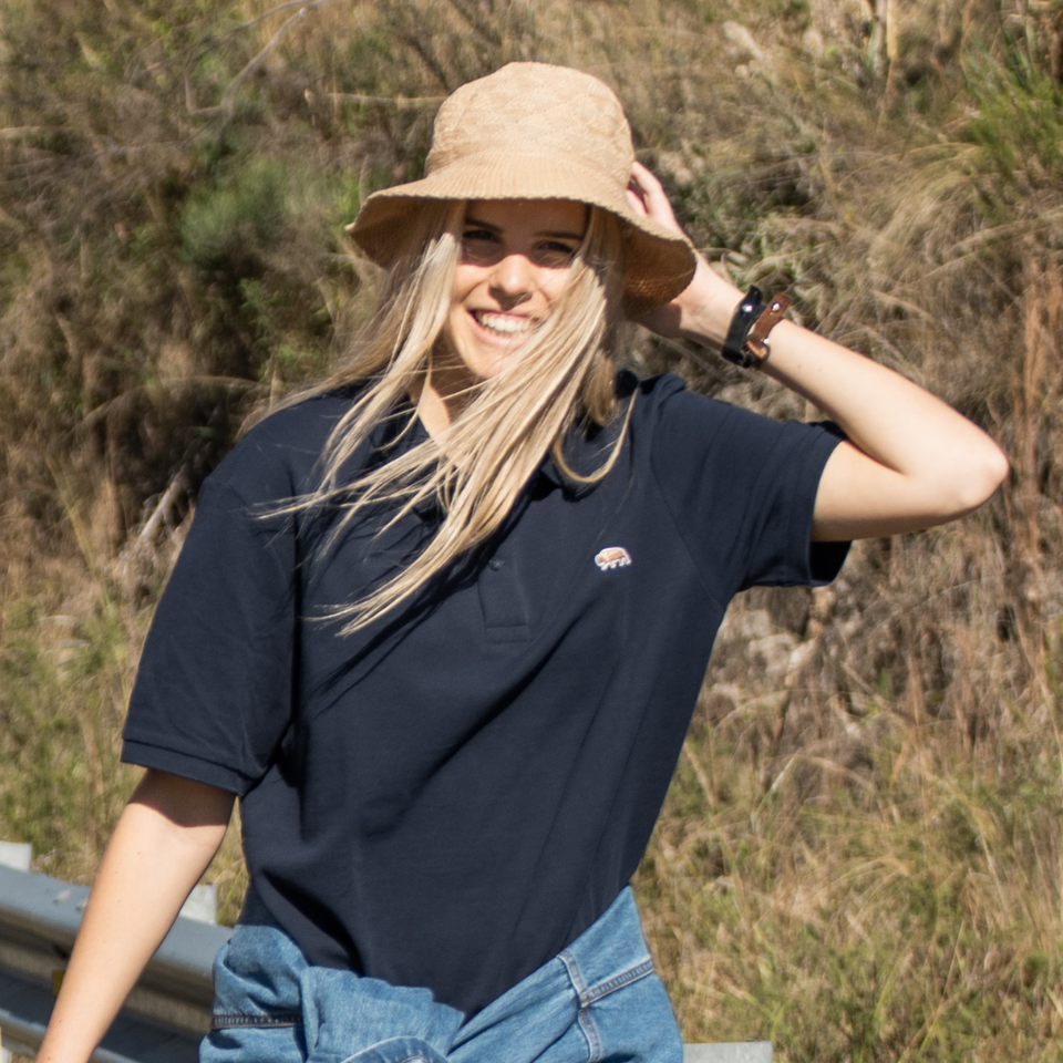 Women Polo mit Bison