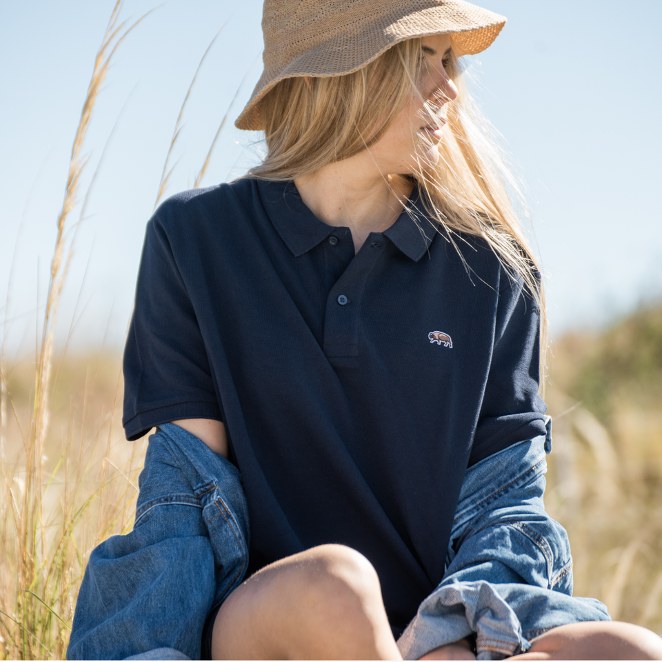 Women Polo mit Bison
